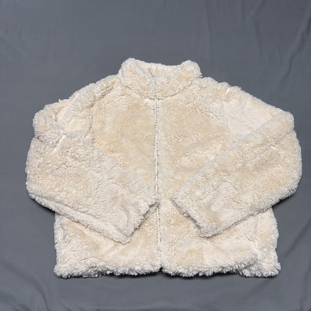 Patagonia Womens Large Lunar Frost Jacket Cream Full Zip Jacket